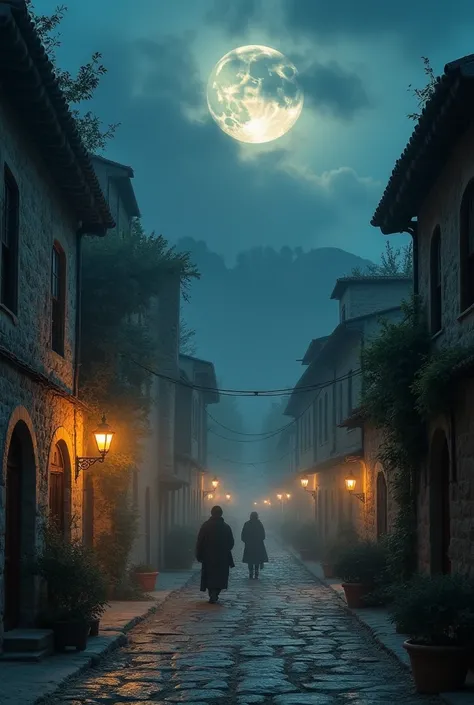 A time spent in an old-fashioned inn, a caravanserai, walking in the evening on deserted, foggy, misty streets, all kinds of people, walls, castles, towers, bridges, arches were drawing a beautiful path for everyone under the moonlight.