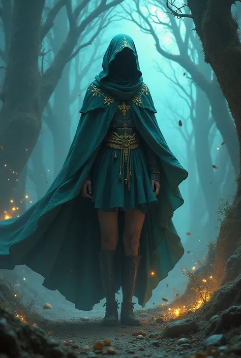 A wizard wearing a short skirt