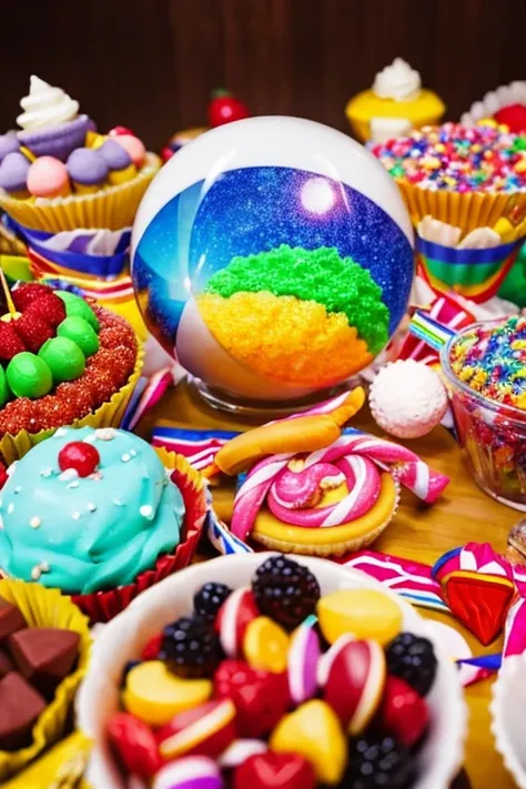 A world made of sweets