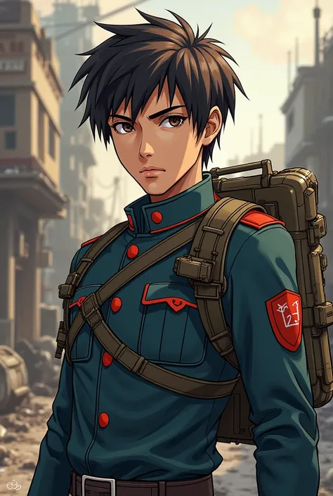 Will from Advance Wars: Days of Ruin in Anime Style