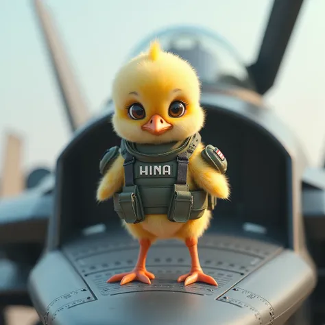 Cute chick、Realistic、Get on a fighter jet、Put HINA's name in capital letters、 Wear a Combat Suit 