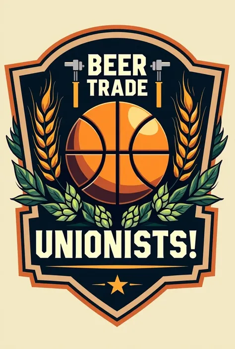 Logo Basketball Team Beer Unionists!
