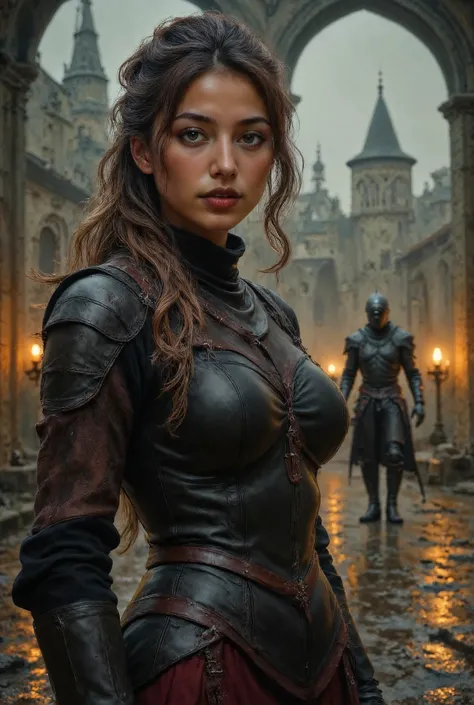 (epic fantasy art), ( RAW photos in the loop), ( is present), ( Photorealistic ),   super high resolution,  Masterpiece,  top quality,  perfect lighting,  detailed lighting,  dramatic shadow ,  ray tracing, (( sharp concentration:1.2)),  1 beautiful woman,...