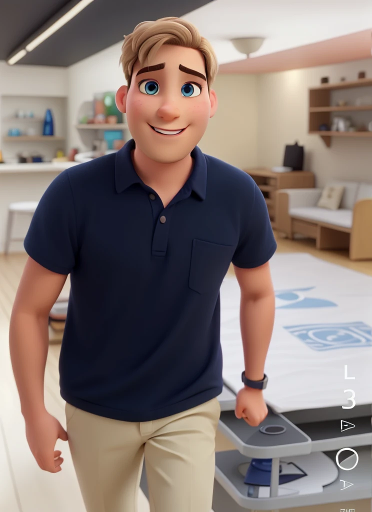 
Man with light eyes and light hair,  30 years Disney Pixar style,  High quality cutlery,  best quality
