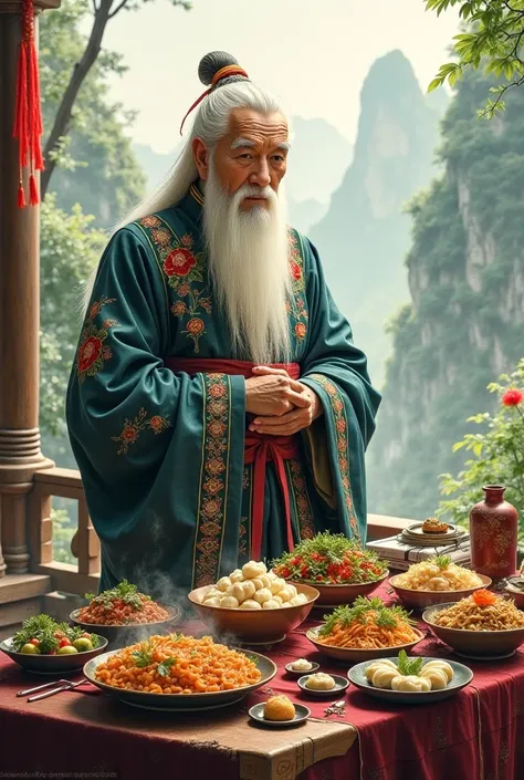 Xinxia old man is over eating 