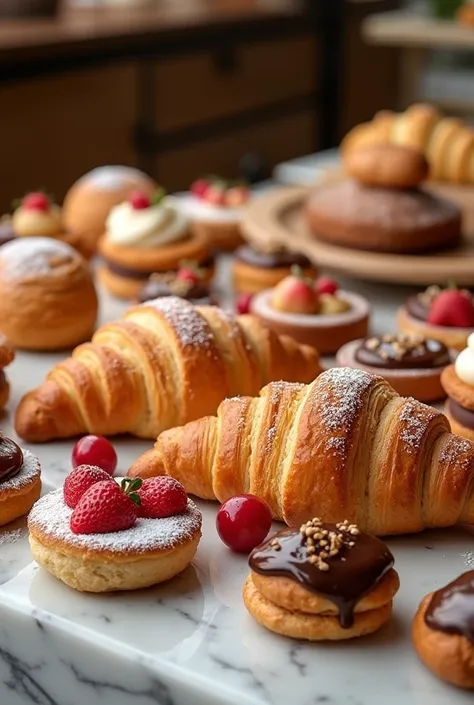 Delicious pastries 