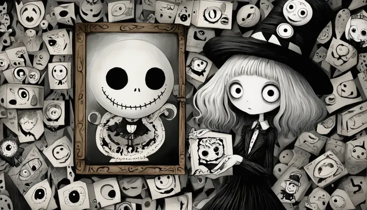     Tim Burton's style、The Box of Mystery、An interesting person