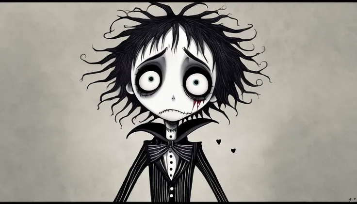     Tim Burton's style、Heartbroken person