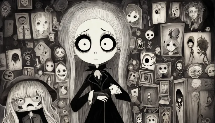     Tim Burton's style、The Box of Mystery、An interesting person