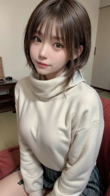 (8k, Masterpiece,   RAW photos in the loop ,  top quality  :1.4),(  Photorealistic:1.2),(extremely   detailed face ),(  growing skin),(  detailed skin),(  detailed face ),(  very pretty face ),  in the seat,  Viewer,  Japanese idol (actress),  Hair,   medi...