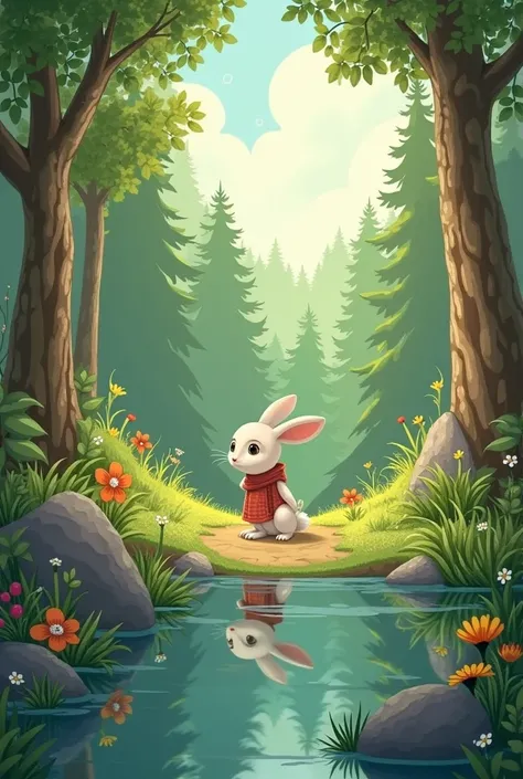 The Brave Little Rabbit: A Forest Adventure**

Once upon a time, in a lush green forest filled with tall trees, sparkling streams, and colorful flowers, there lived a little rabbit named **Ruby**. Ruby was no ordinary rabbit—she was curious, kind, and alwa...