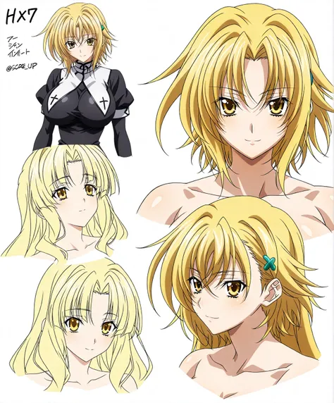  Female, short hair, light blonde hair, voluminous hair, hair down, hair combed back, hair combed back, hair combed back, hair combed back, yellow eyes, flat coloring, 2D coloring, muscular body, bright pupils, big breasts, highly detailed, nun outfit, inn...