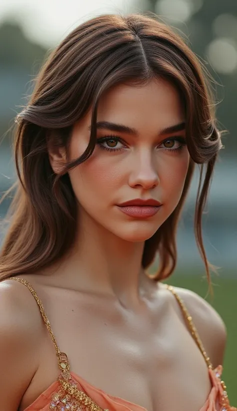 Realistic (photorealistic Realism 16K Quality), (high resolution detailed), ultra realistic details digital art, best quality, (realistic texture details: velvety skin, hair), (1girl: 1.3, 22 years), A very beautiful and cute Woman, perfect face, perfect s...