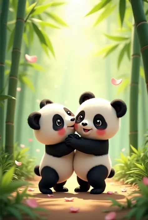 Panda couples animation 