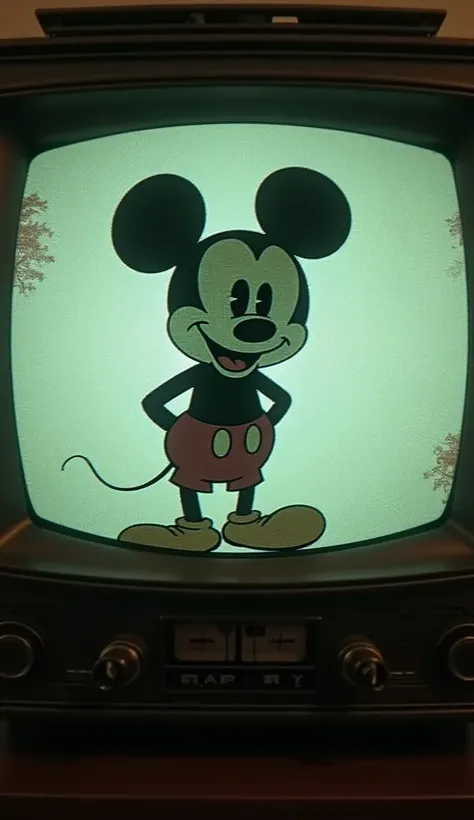 MICKEY 1928 version (distorted voice , On TV ):
and, yes...