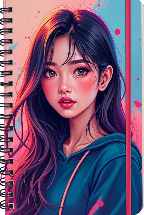 Make a notebook cover for streamer Yuri22