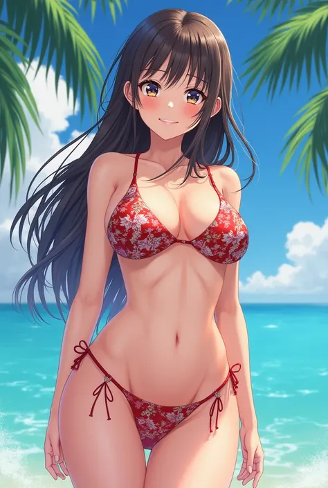 girl, big boobs, Bikini, anime