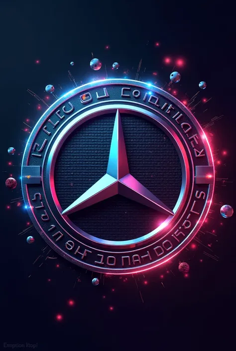 fait moi un logo pour une crypto monnaie qui a un concept de meme coin qui comporte le logo amg mercedes et qui attire l oeuil