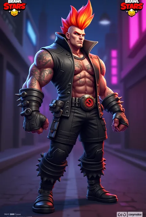 Crie uma nova skin do brawler Edgar, do jogo Brawstars