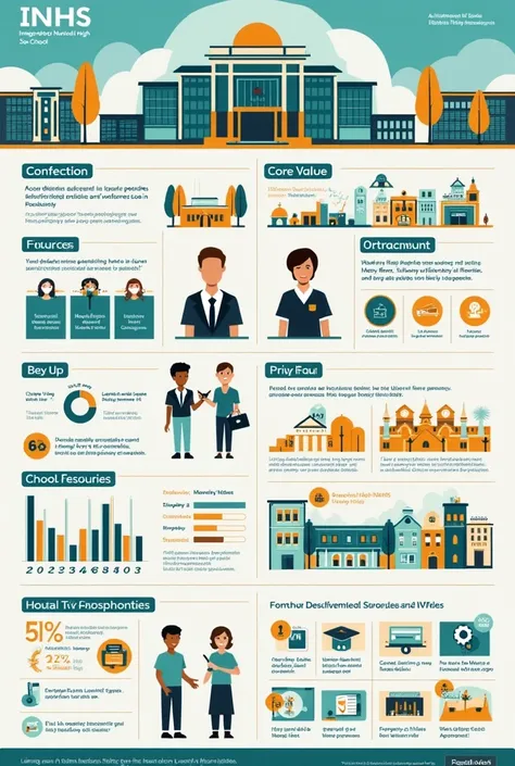 Create an INF INFOGRAPHIC using Picktochart or any application that can accumulate with the rubrics/criteria in promoting an our school the INHS with the theme "Shaping the Future".