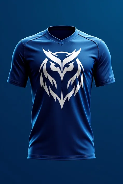 Make me a soccer jersey with an owl logo