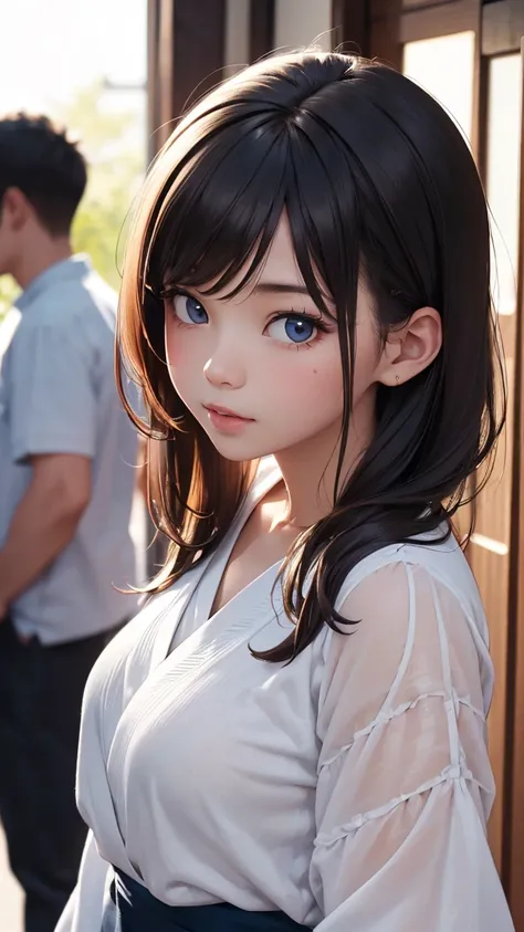 (8k, best quality, masterpiece, ultra highres:1.2),Photo of Pretty Japanese girl,(detailed_face),solo,looking at viewer,