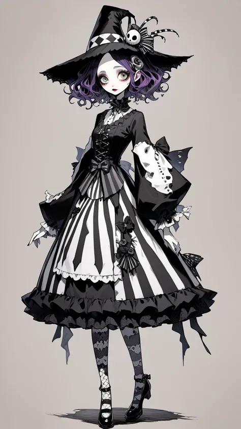  Tim Burton style  、  character design、