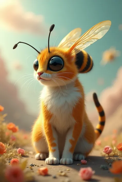 Bee headed cat