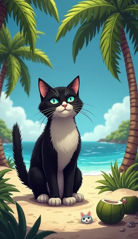     Scene 2: The Return of Meowbond Setting: A hidden tropical island, with tall palm trees swaying. Description: Presumed dead, Meowbond has been living in isolation. He watches a news report about MI6 being attacked, his ears twitching at the mention of ...