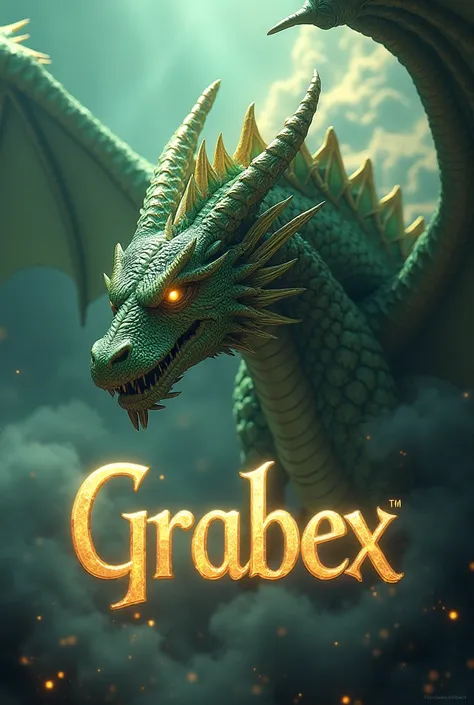 Create a profile picture with the name GRABEX and dragon 