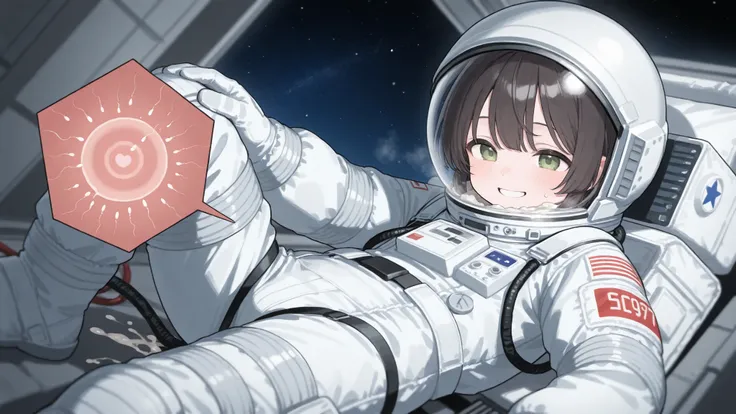 Adorable,loli,smile,astronaut,spacesuit,space_helmet,gloves,cum,fertilization,happy_sex