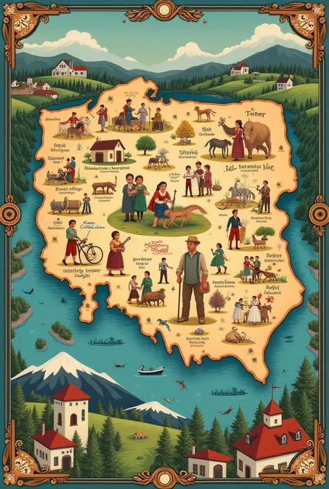 Polish life map