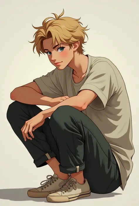 The blond, easy-looking boy