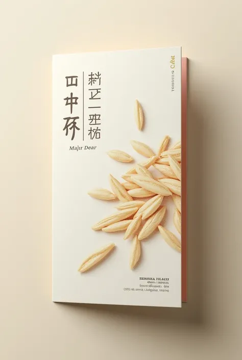 Rice brand  pamphlet ideas 