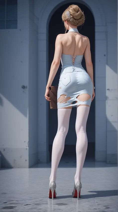  1 girl, solo,  shortcuts, 最高quality,  anatomically correct,  Masterpiece,  super high heels,  textured skin,  very detailed,  retina, quality, 高quality, 高い details,  High Definition Model,  details,  damaged , 最高quality,  Multiple Award Winners ,  anatomi...