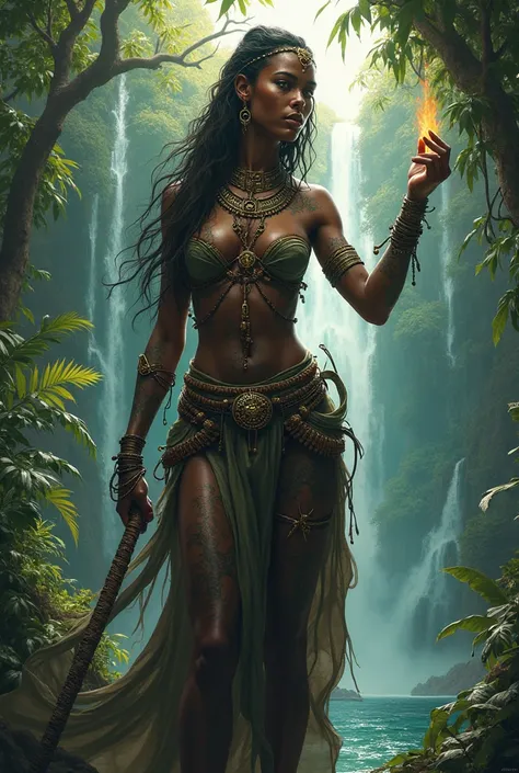 Fairy Franco-Martinican warrior goddess 

