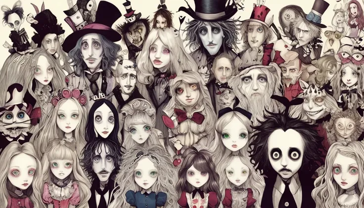     Tim Burton's style、People who appeared in Alice in Wonderland