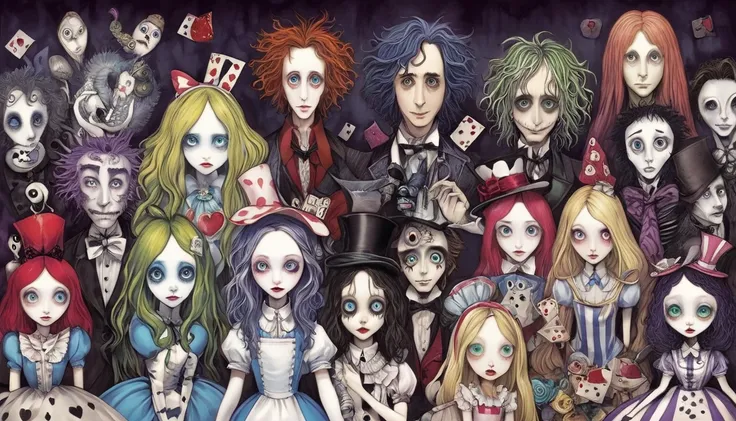     Tim Burton's style、People who appeared in Alice in Wonderland