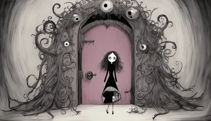     Tim Burton's style、secret door、An interesting person