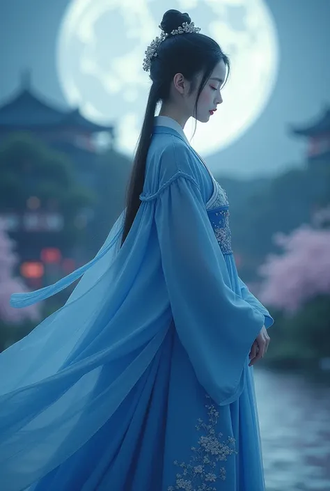 Moonlight , Humanization , Blue hanbok, Japan too