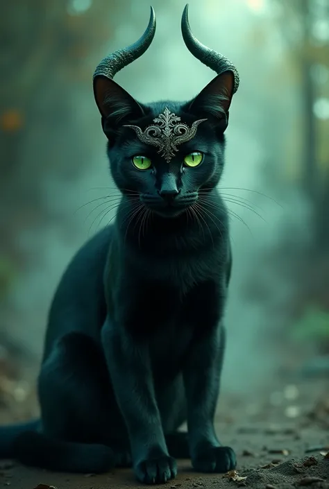 black horn cat