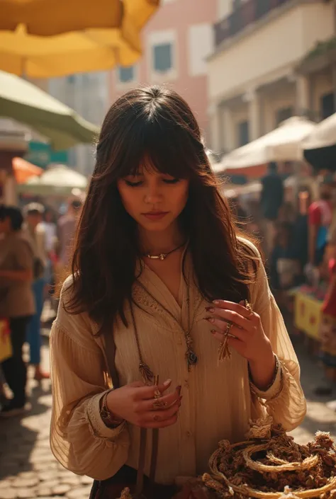 Jenna_Ortega she from the market shopping in 4K