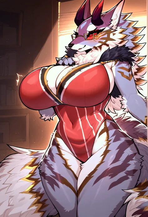 (top quality, best quality, Claweddrip, High-quality illustrations, masterpiece, perfect artwork, cinematic light and shading, 16k, 1080p, uploaded on e621)(kemono, furry, anthro, alone), 1 larger female, (very detailed body, face, tail, arms, hands, legs,...