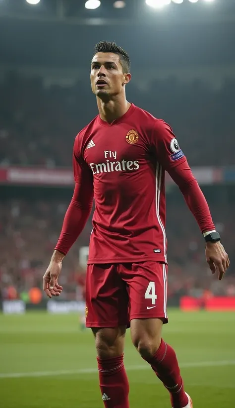 Main directly Cristiano Ronaldo ka asli image nahi bana sakta, lekin agar aap chahte hain to main ek Ronaldo se milta-julta ek naye character ka image generate kar sakta hoon. Aap bata sakte hain ki aapko kis tarah ka image chahiye? (Jaise football khelte ...