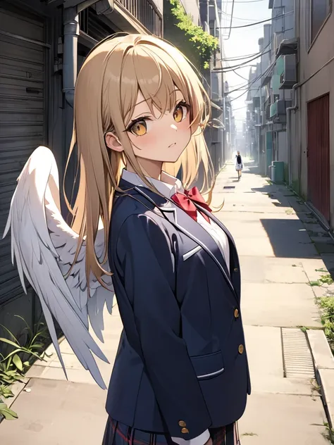 Afternoon of angels , school blazer , Back Alley