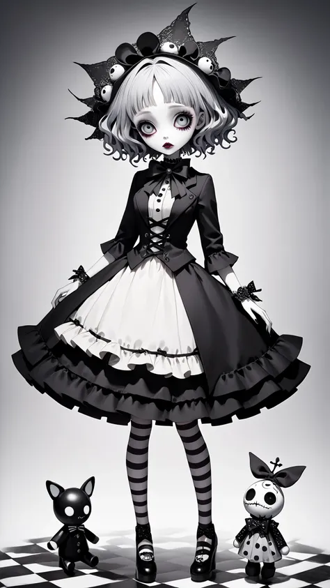 Tim Burton style,Bisque doll、