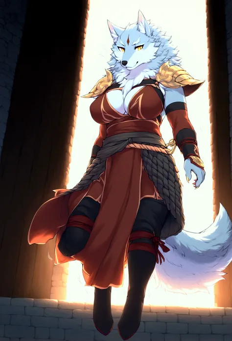 (top quality, best quality, Iriedono, High-quality illustrations, masterpiece, perfect artwork, cinematic light and shading, 16k, 1080p, uploaded on e621)(kemono, furry, anthro, alone), 1 larger female, (very detailed body, face, tail, arms, hands, legs, h...