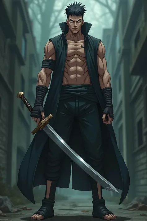 An anime male character who is kind of lool like Zabuza momochi.