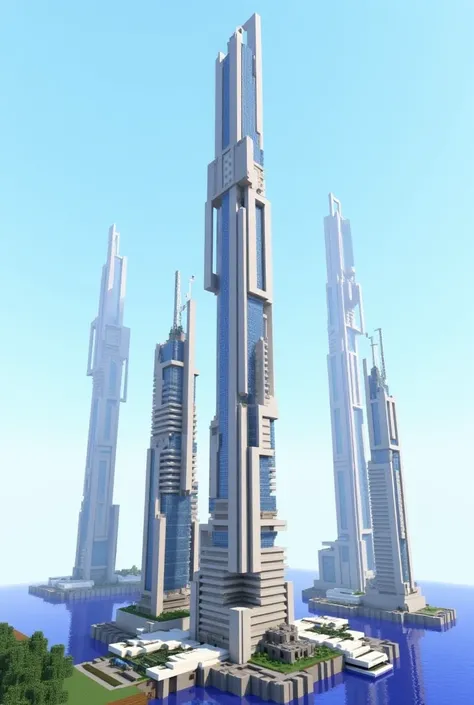 Great. I want other designs for Minecraft Java Modern Towers