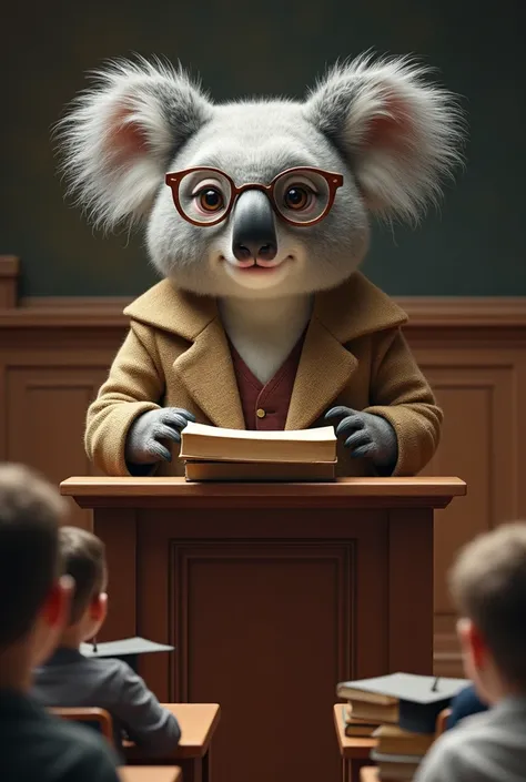 Koala als Professor